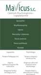 Mobile Screenshot of mavicus.pl