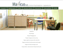 Tablet Screenshot of mavicus.pl