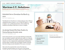 Tablet Screenshot of mavicus.com